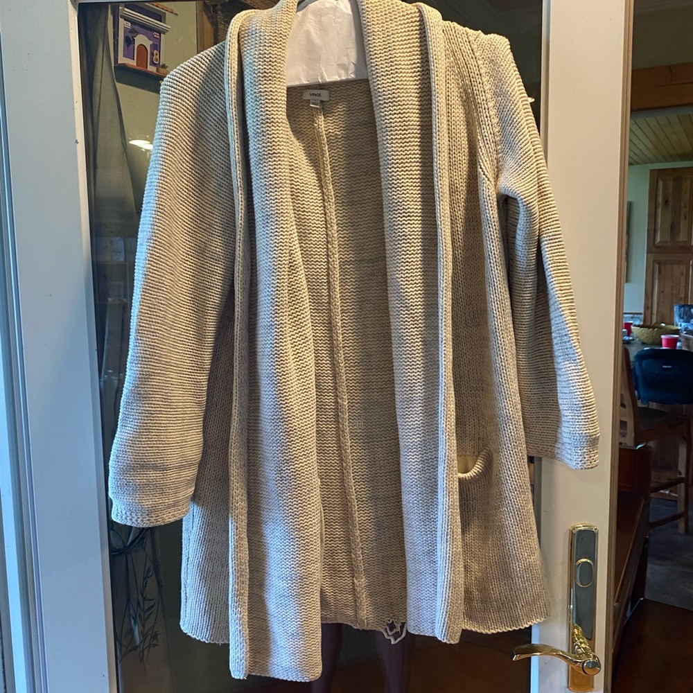 Vince Women's Cream Sweater coat